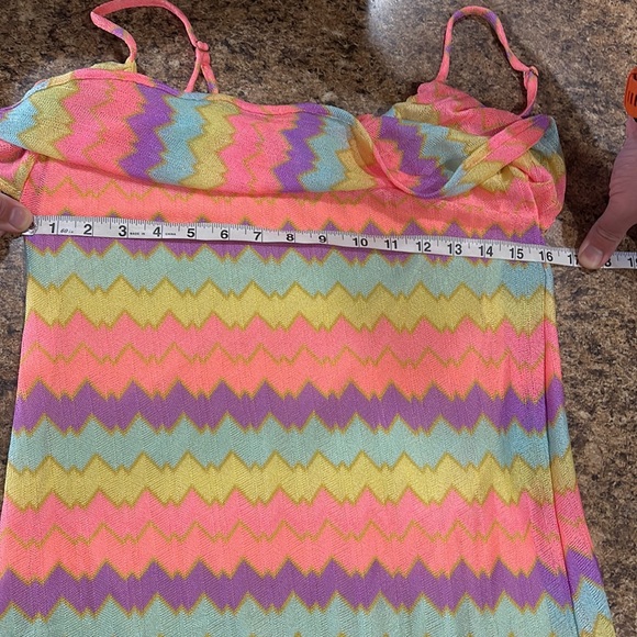 Lilly Pulitzer Laya Chevron Dress Size Medium - Picture 6 of 7